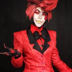 NewCosplay Hazbin Hotel ALASTOR Outfit Halloween Carnival Suit Cosplay Costume 20 NewCosplay Hazbin Hotel ALASTOR Outfit Halloween Carnival Suit Cosplay Costume