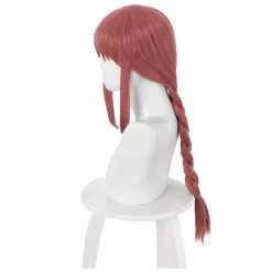 NewCosplay Chainsaw Man Makima Heat Resistant Synthetic Hair Carnival Halloween Party Props Cosplay Wig