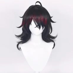 NewCosplay New Arrivals Vtuber Vox Akuma Cosplay Wig Heat Resistant Synthetic Hair Cosplay Props