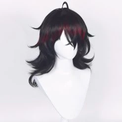 NewCosplay New Arrivals Vtuber Vox Akuma Cosplay Wig Heat Resistant Synthetic Hair Cosplay Props