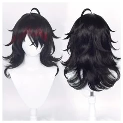 NewCosplay New Arrivals Vtuber Vox Akuma Cosplay Wig Heat Resistant Synthetic Hair Cosplay Props
