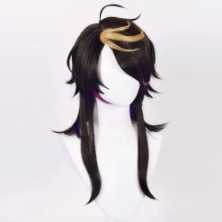 NewCosplay VTuber ShuYamino Cosplay Wig Heat Resistant Synthetic Hair Carnival Halloween Party Props