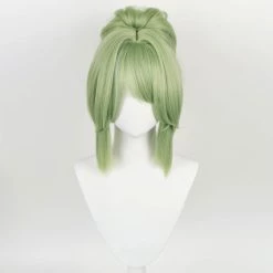 NewCosplay Genshin Impact Kuki Shinobu Cosplay Wig Halloween Party Props