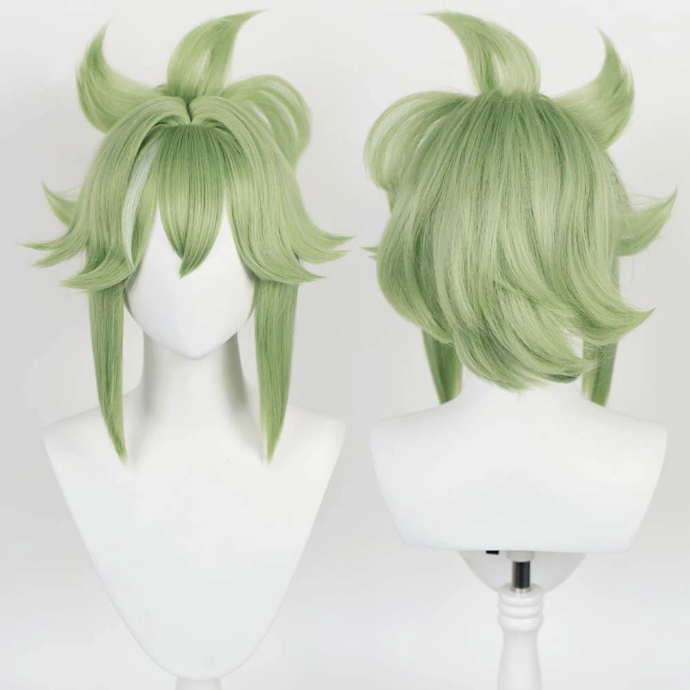 NewCosplay Genshin Impact Kuki Shinobu Cosplay Wig Halloween Party Props 7 NewCosplay Genshin Impact Kuki Shinobu Cosplay Wig Halloween Party Props