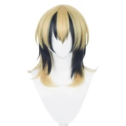 NewCosplay Tokyo Revengers Haitani Ran Cosplay Wig Golden Black Hair Cosplay Props New Arrivals 8 NewCosplay Tokyo Revengers Haitani Ran Cosplay Wig Golden Black Hair Cosplay Props New Arrivals