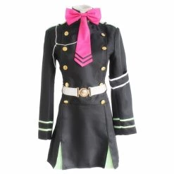 NewCosplay Seraph Of The End Hiiragi Shinoa Halloween Carnival Suit Cosplay Costume