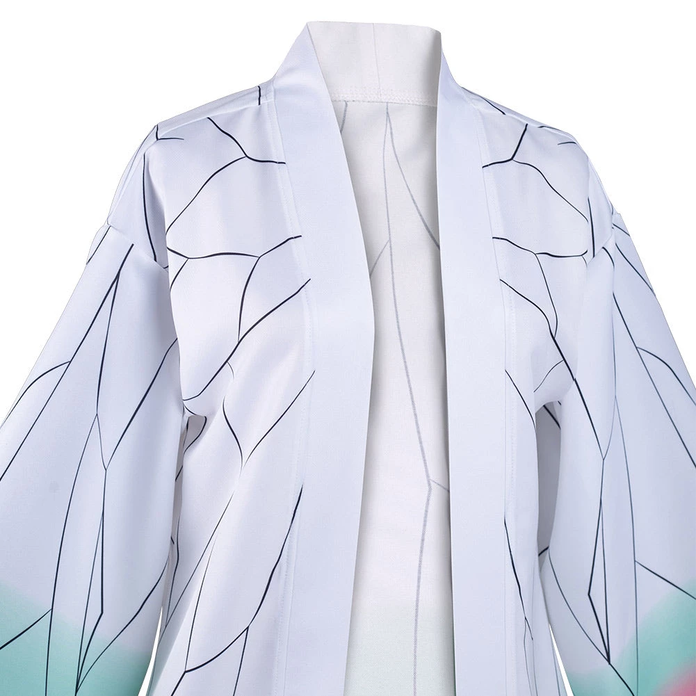 NewCosplay Demon Slayer Kimetsu No Yaiba Kochou Shinobu Cloak Halloween Cosplay Costume 11 NewCosplay Demon Slayer Kimetsu No Yaiba Kochou Shinobu Cloak Halloween Cosplay Costume