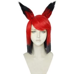 New Cosplaysky Hazbin Hotel ALASTOR Wig Halloween Costumes Accessory Cosplay Wigs New Arrivals