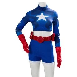 NewCosplay Stargirl Courtney Whitmore Halloween Top Shorts Outfit Cosplay Costume