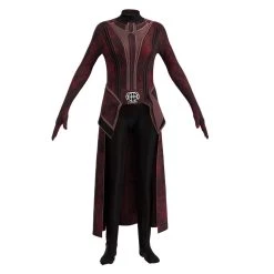 Viele Kostüme New Arrivals Kids Children Scarlet Witch Robe Cosplay Costume Jumpsuit Outfits Halloween Carnival Suit