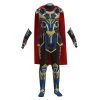 Fandombuy New Arrivals Kids Children Thor: Love And Thunder Thor Cosplay Costume Jumpsuit Cloak Outfits Halloween Carnival Suit