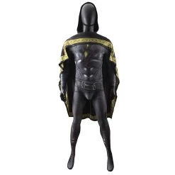 NewCosplay Adult Black Adam Cosplay Costume Outfits Jumpsuit Cloak Halloween Carnival Suit