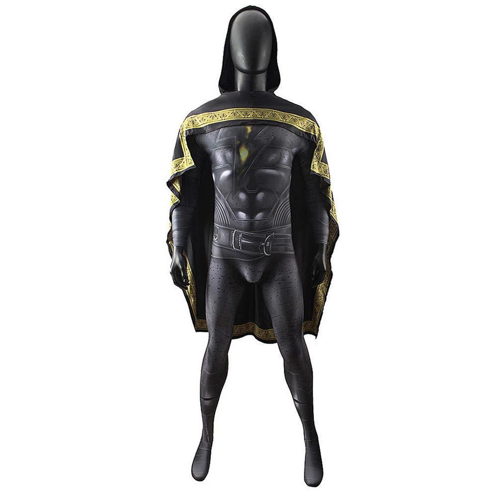 NewCosplay Adult Black Adam Cosplay Costume Outfits Jumpsuit Cloak Halloween Carnival Suit 3 NewCosplay Adult Black Adam Cosplay Costume Outfits Jumpsuit Cloak Halloween Carnival Suit