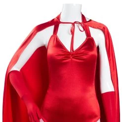 NewCosplay WandaVision Scarlet Witch Wanda Maximoff Women Jumpsuit Outfits Halloween Carnival Suit Cosplay Costume
