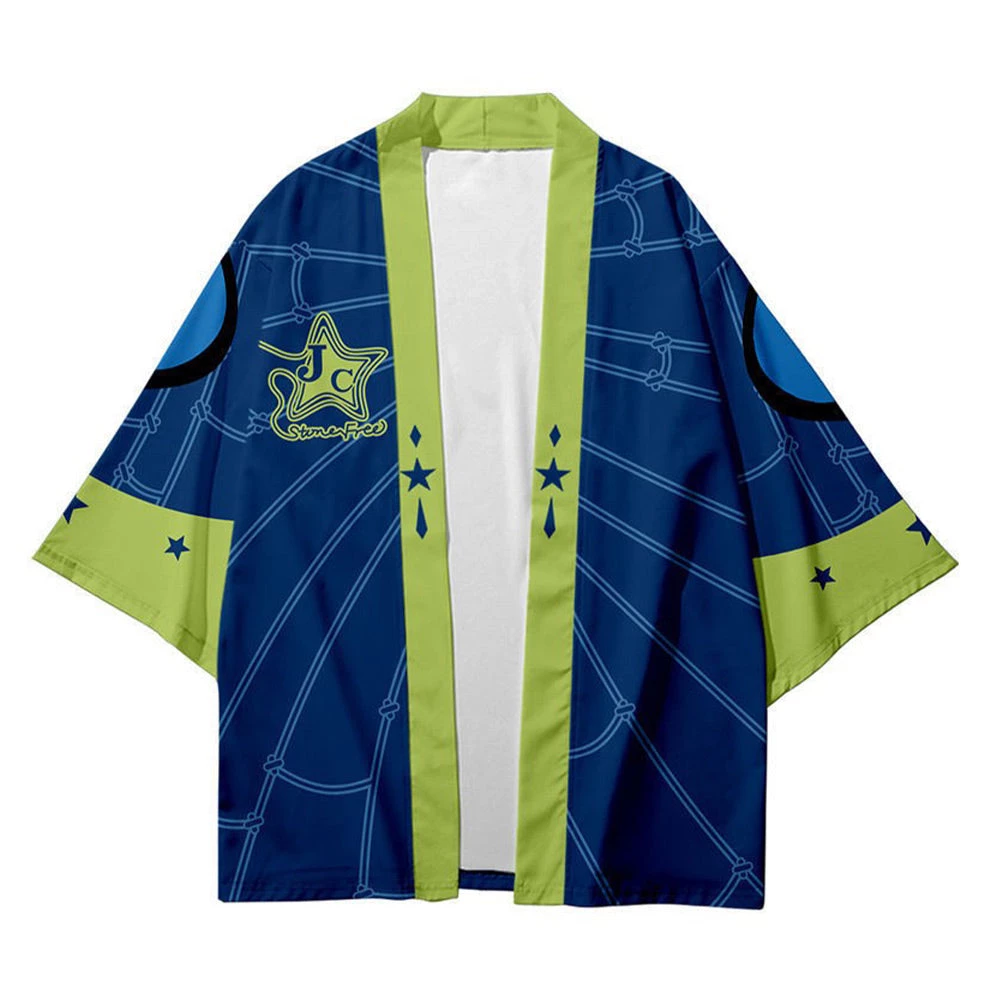 NewCosplay New Arrivals JoJo’s Bizarre Adventure Stone Ocean Jolyne Cujoh Cloak Kimono Cardigan Cospaly Costume 3 NewCosplay New Arrivals JoJo’s Bizarre Adventure Stone Ocean Jolyne Cujoh Cloak Kimono Cardigan Cospaly Costume
