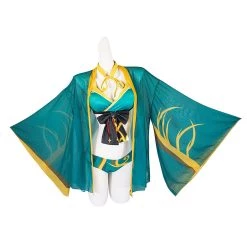 Viele Kostüme Genshin Impact Ms Hina Cosplay Costume Swimwear Cloak Outfits