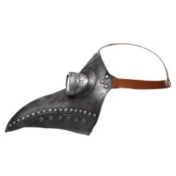New Cosplaysky Plague Doctor Steampunk Latex Long Nose Beak Bird Face Cover Cosplay Halloween Costume Props