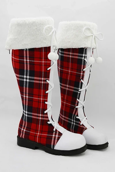 NewCosplay New Arrivals LoveLive! Boots Cosplay Shoes Christmas Version 4 NewCosplay New Arrivals LoveLive! Boots Cosplay Shoes Christmas Version