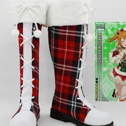 NewCosplay New Arrivals LoveLive! Boots Cosplay Shoes Christmas Version