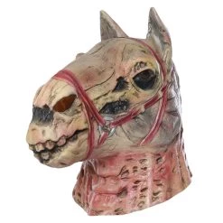 New Cosplaysky Halloween Horror Skull Horse Head Latex Helmet Cosplay Accessories New Arrivals