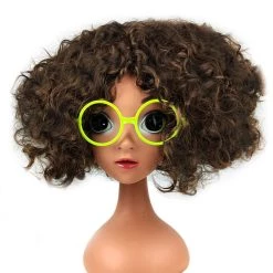 NewCosplay New Arrivals Kids Children Encanto Mirabel Cosplay Wig Hair Halloween Party Props