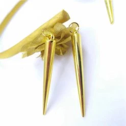 Cossky Anime Spy×Family Yor Forger Cosplay Gold Tapered Rose Flowers Headband For Women