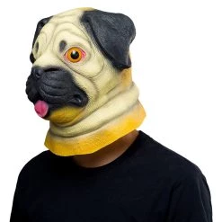 New Cosplaysky SharPei Dog Helmet Halloween Animal Latex Helmet Full Face Adult Cosplay Props