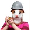 New Cosplaysky New Arrivals Halloween Animal Latex Helmet Guinea PigFull Face Helmet Adult Cosplay Props
