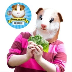 New Cosplaysky New Arrivals Halloween Animal Latex Helmet Guinea PigFull Face Helmet Adult Cosplay Props