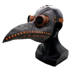 New Cosplaysky New Arrivals Plague Doctor Long Nose Bird Beak Steampunk Halloween Face Cover Costume Props
