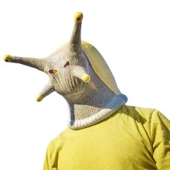 New Cosplaysky Halloween Animal Latex Helmet Snail Banana Slug Full Face Helmet Adult Cosplay Props New Arrivals