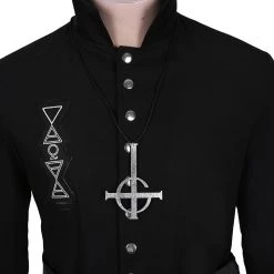 NewCosplay Ghost B.C. Nameless Ghoul Black Coat Props Halloween Full Set Cosplay Costume New Arrivals 18 NewCosplay Ghost B.C. Nameless Ghoul Black Coat Props Halloween Full Set Cosplay Costume New Arrivals