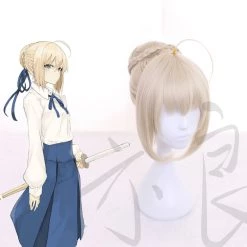 NewCosplay Fate/Apocrypha FA Saber Golden Wig Cosplay Wig New Arrivals