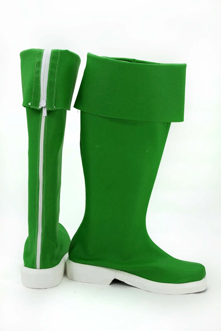 NewCosplay Cute High Earth Defense Club LOVE! Defense Club Atsushi Kinugawa Dark Green Boots Cosplay Shoes 4 NewCosplay Cute High Earth Defense Club LOVE! Defense Club Atsushi Kinugawa Dark Green Boots Cosplay Shoes