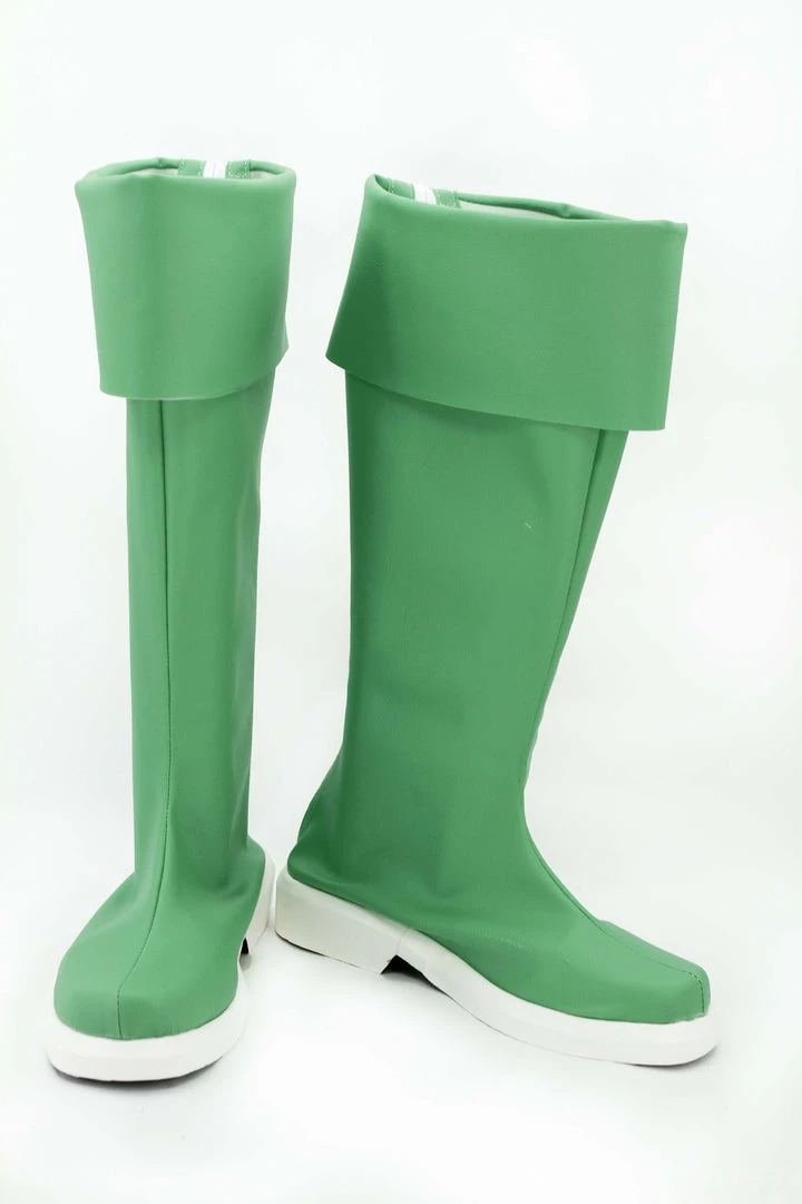 NewCosplay Cute High Earth Defense Club LOVE! Defense Club Atsushi Kinugawa Light Green Boots Cosplay Shoes 4 NewCosplay Cute High Earth Defense Club LOVE! Defense Club Atsushi Kinugawa Light Green Boots Cosplay Shoes