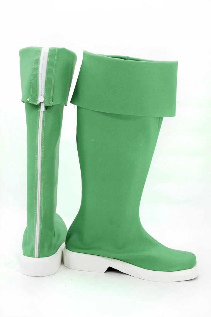 NewCosplay Cute High Earth Defense Club LOVE! Defense Club Atsushi Kinugawa Light Green Boots Cosplay Shoes 5 NewCosplay Cute High Earth Defense Club LOVE! Defense Club Atsushi Kinugawa Light Green Boots Cosplay Shoes