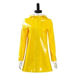 NewCosplay Coraline & The Secret Door- Coraline Jones Outfits Yellow Coat Halloween Carnival Suit Cosplay Costume