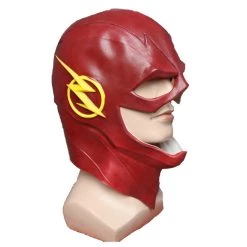 Fansholiday New Arrivals The Flash Mask Cosplay Latex Masks Helmet Masquerade Halloween Party Costume Props