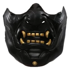 New Cosplaysky Ghost Of Tsushima Latex Face Cover Halloween Cosplay Accessories