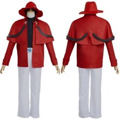 NewCosplay Anime The Vampire Dies In No Time - Ronald Coat Outfits Halloween Carnival Suit Cosplay Costume New Arrivals