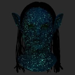 Fandomsky New Arrivals Woman Man Avatar Luminous Mask Cosplay Latex Masks Helmet Cosplay Props