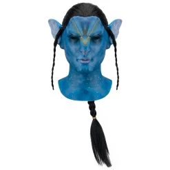 Fandomsky New Arrivals Woman Man Avatar Luminous Mask Cosplay Latex Masks Helmet Cosplay Props