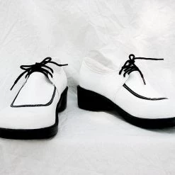 NewCosplay Rosario And Vampire White Cosplay Shoes Custom Made New Arrivals