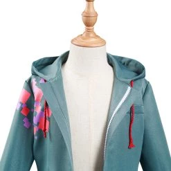 NewCosplay New Arrivals Danganronpa Nagito Komaeda Kids Children Army Green Jacket Coat Cosplay Costume