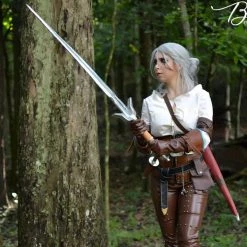 NewCosplay The Witcher 3 Wild Hunt Ciri Cirilla Fiona Elen Riannon Cosplay Costume New Arrivals 19 NewCosplay The Witcher 3 Wild Hunt Ciri Cirilla Fiona Elen Riannon Cosplay Costume New Arrivals