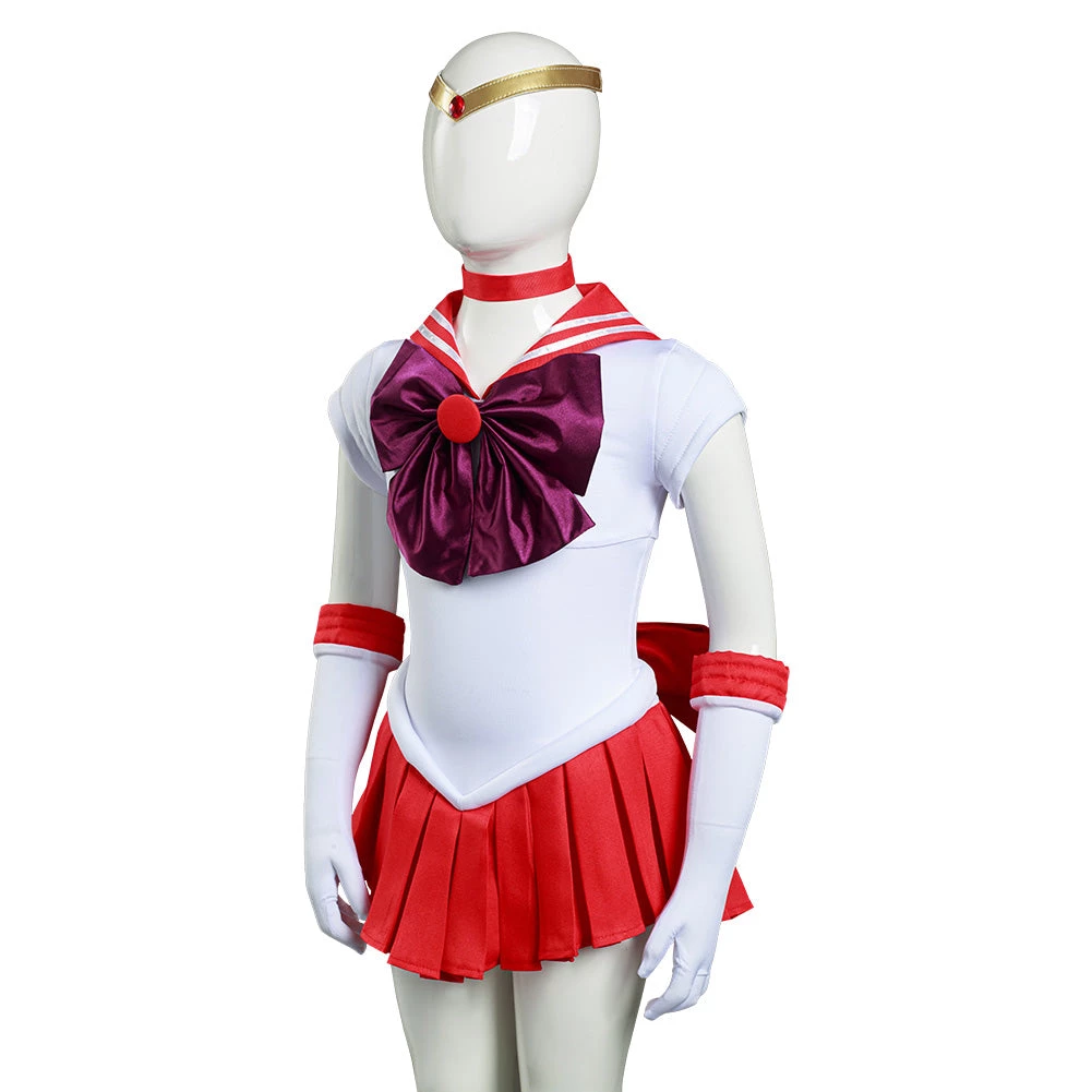 NewCosplay New Arrivals Sailor Moon Hino Rei Kids Children Girls Dress Outfits Halloween Carnival Suit Cosplay Costume 9 NewCosplay New Arrivals Sailor Moon Hino Rei Kids Children Girls Dress Outfits Halloween Carnival Suit Cosplay Costume