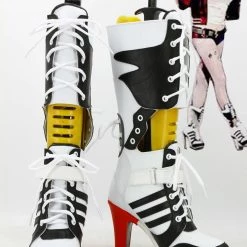 NewCosplay Suicide Squad Harley Quinn Boots High Heel Cosplay Shoes New Arrivals