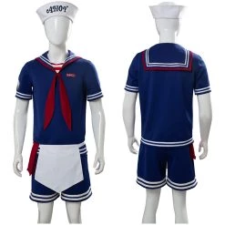 NewCosplay New Arrivals Stranger Things 3 Scoops Ahoy Steve Harrington Cosplay Costume Adult And Child