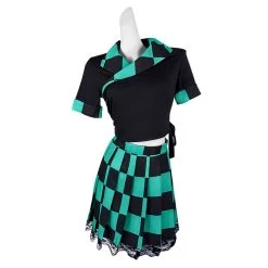 Cosplaygift New Arrivals Demon Slayer Kamado Tanjirou Cosplay Costume Dress Outfits Halloween Carnival Suit