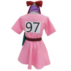 NewCosplay Dragon Ball Bulma Cosplay Costume Dress Accessories Outfits Halloween Carnival Suit